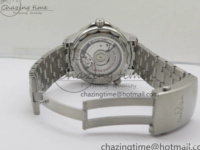 0102 Seamaster Diver 300M ORF 1:1 Best Edition Blue Ceramic Gray Dial on SS Bracelet A HighQuality 7867